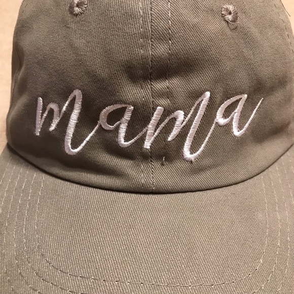 Mama Cap Hat classic 6 panel design w/ sweat-wicking support / adjustable close - Picture 7 of 16